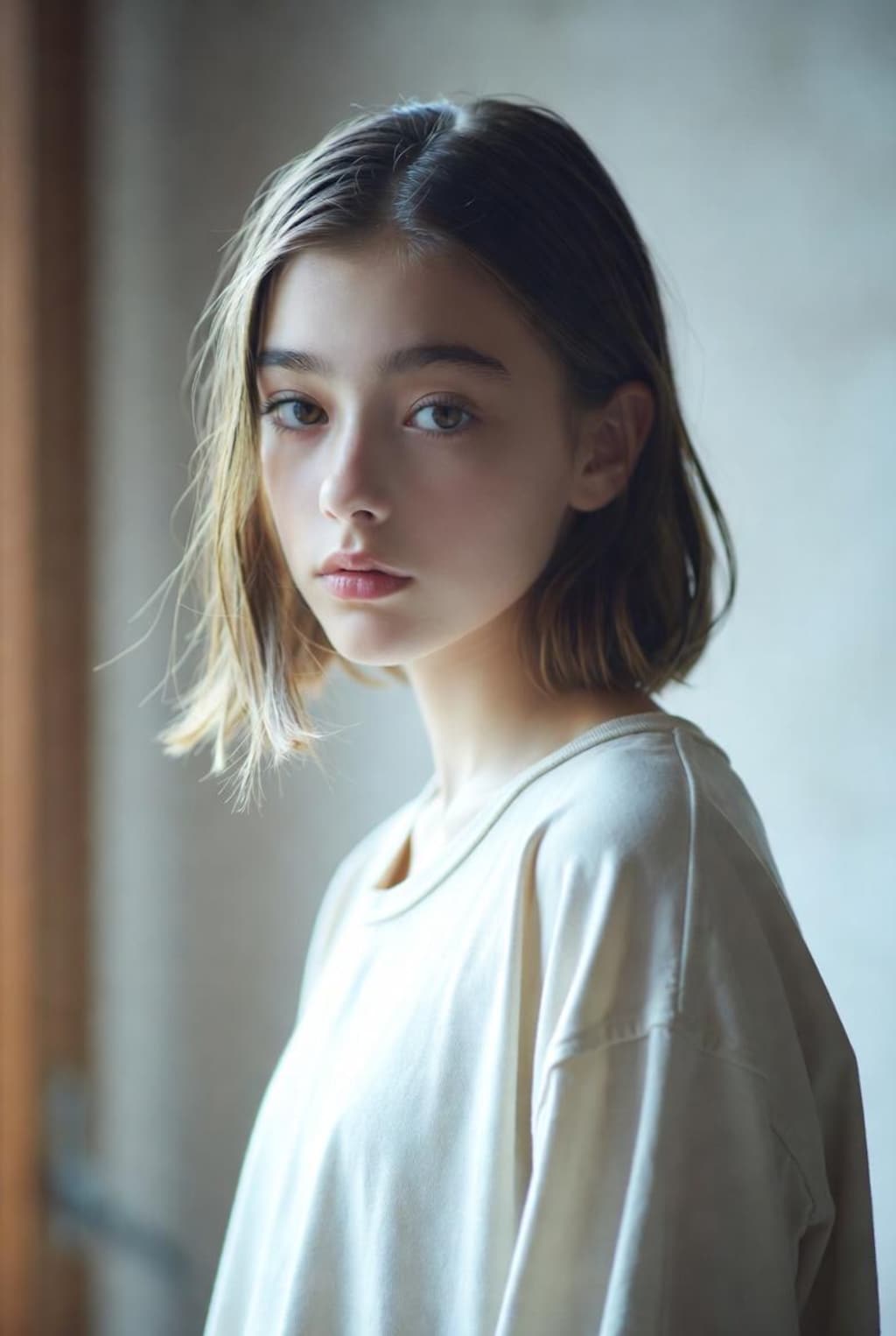 冬の美少女モデル（全体公開）