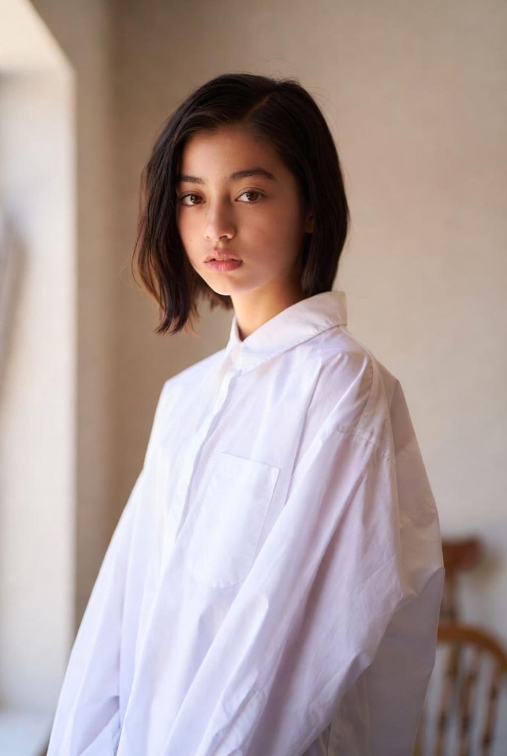 冬の美少女モデル（全体公開）