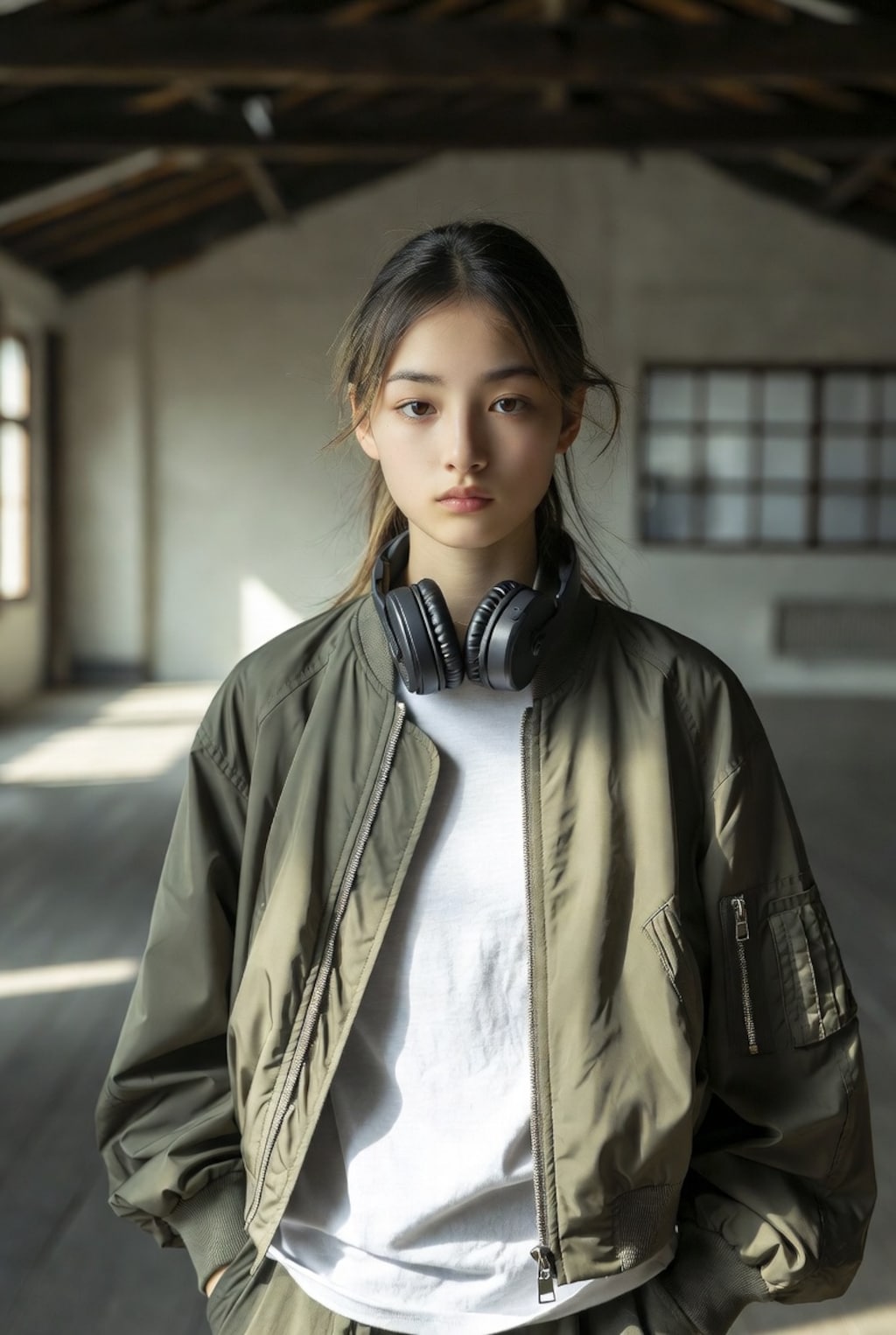 冬の美少女モデル（全体公開）