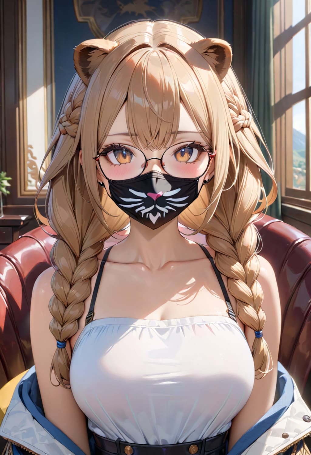 無地のマスクじゃ味気ない