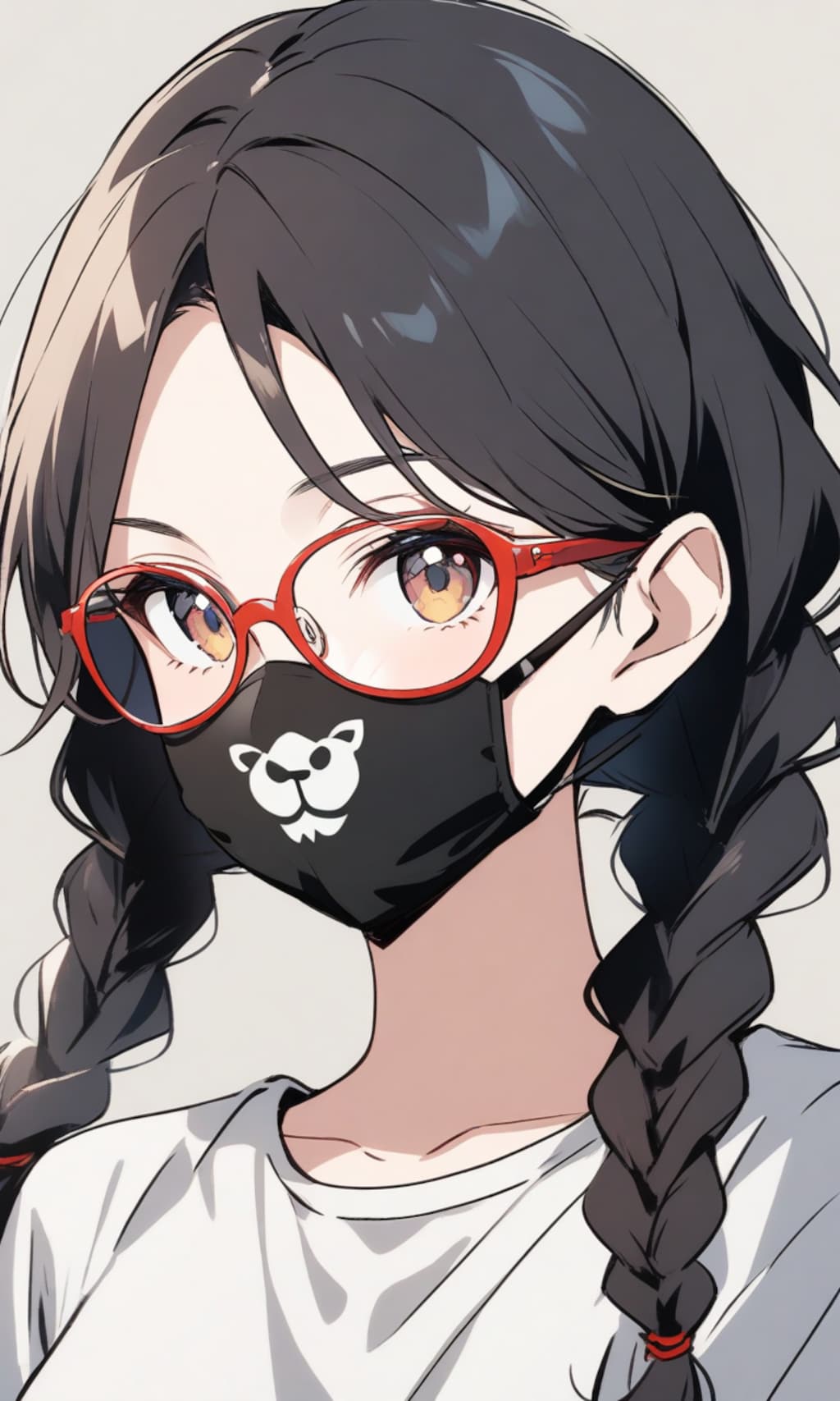 無地のマスクじゃ味気ない