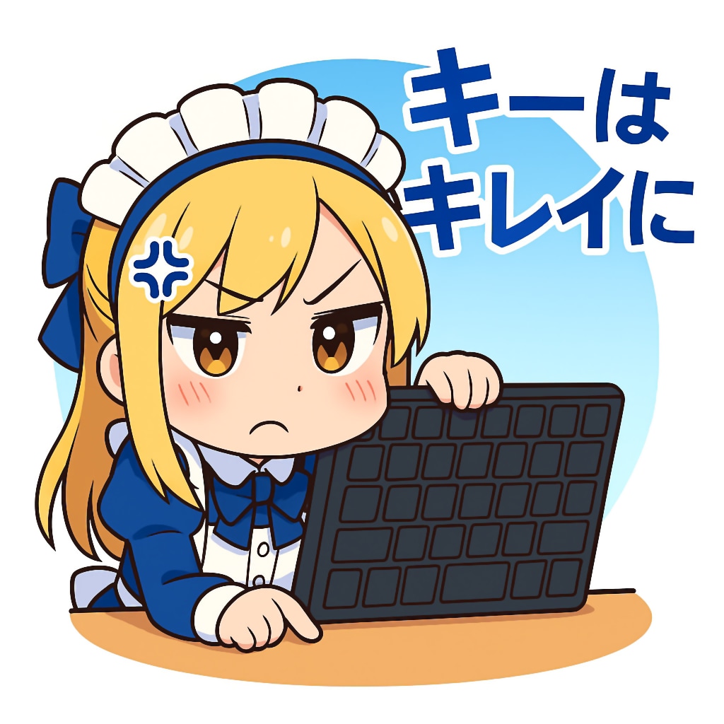 キーボードのお掃除