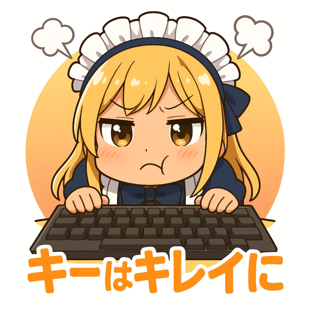 キーボードのお掃除