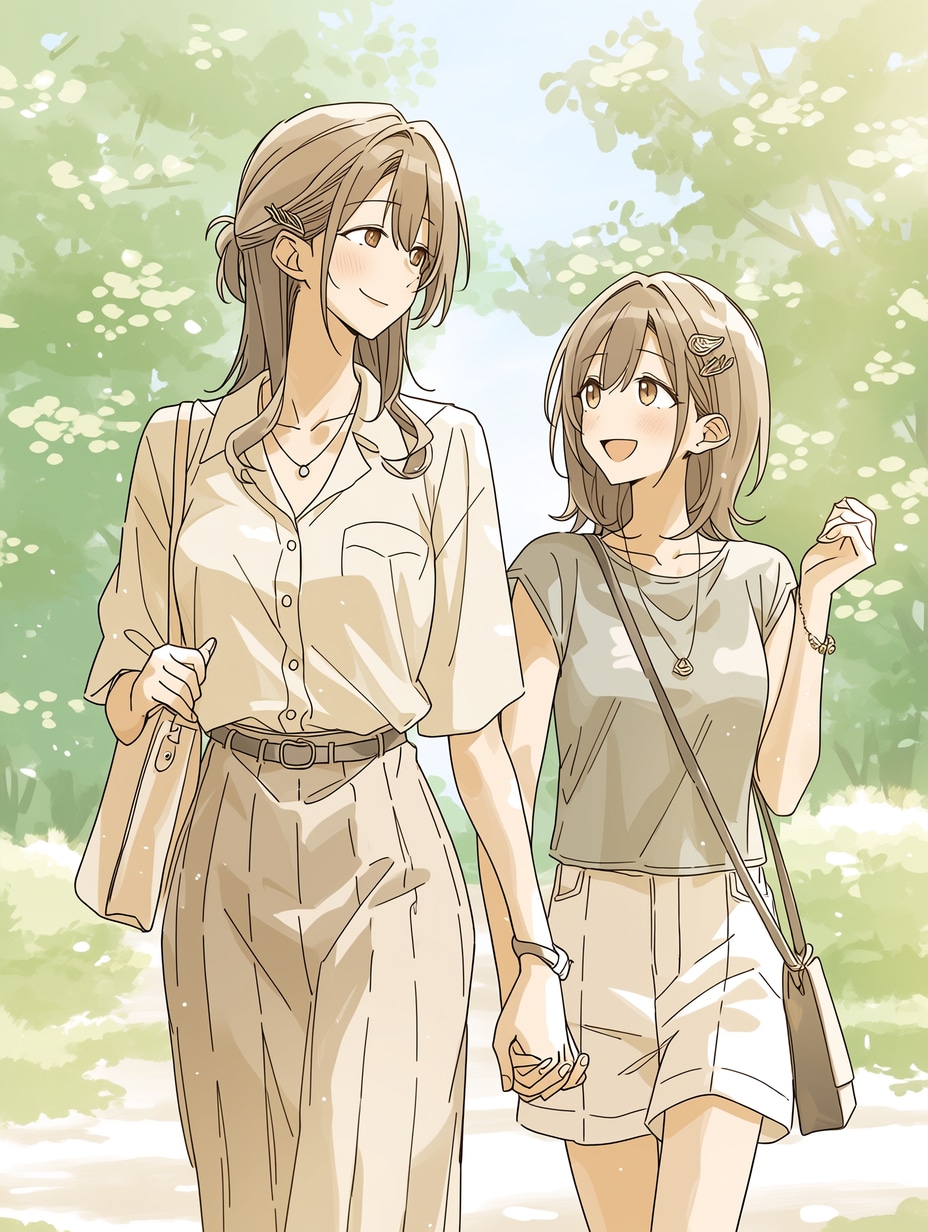 母と娘422 | の人気AIイラスト・グラビア