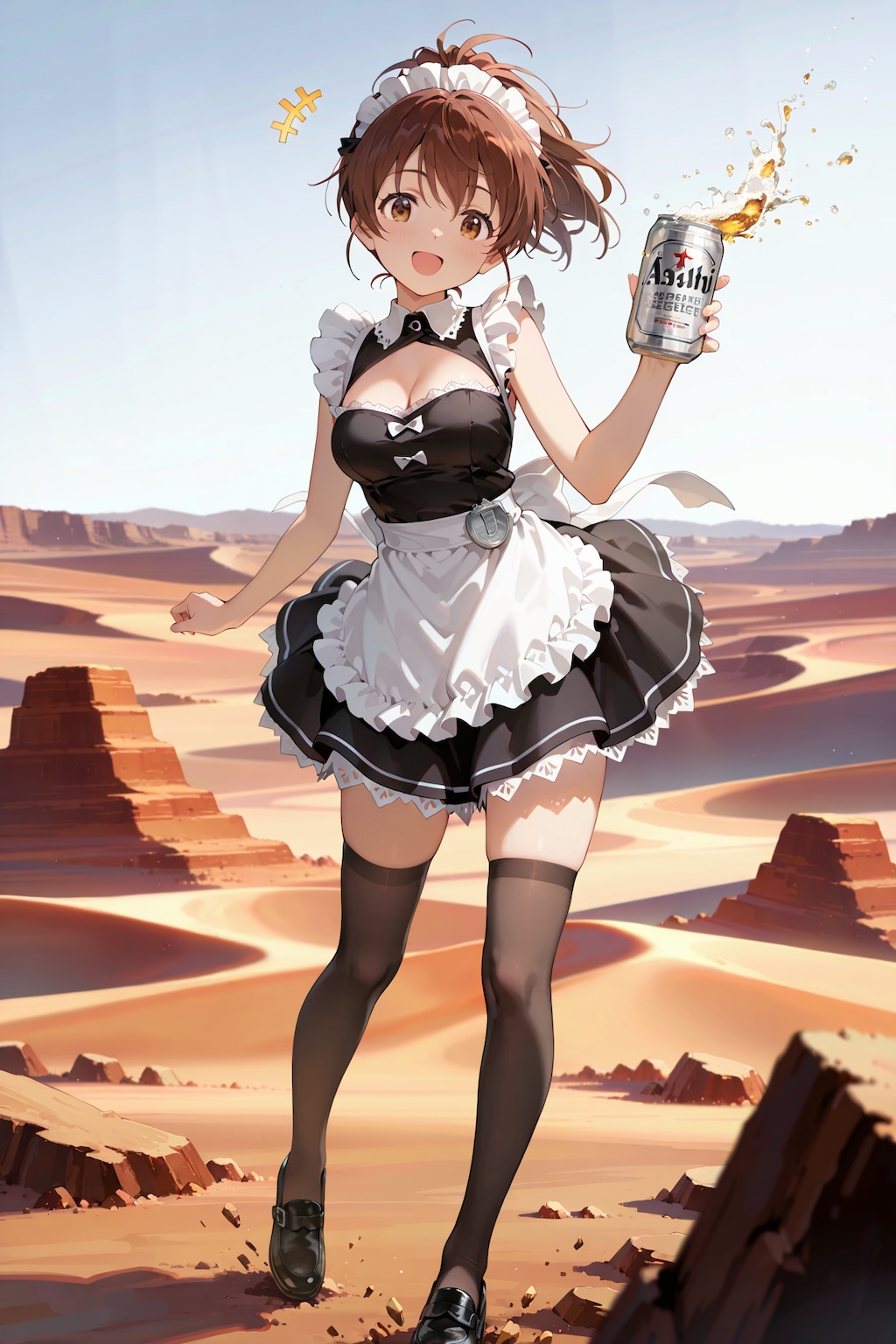 砂漠で辿り着いた先のメイドさん YB30