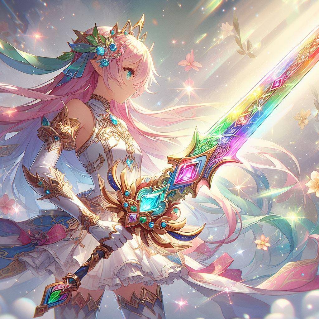 うちのこ　ハーフエルフのお姫様剣士