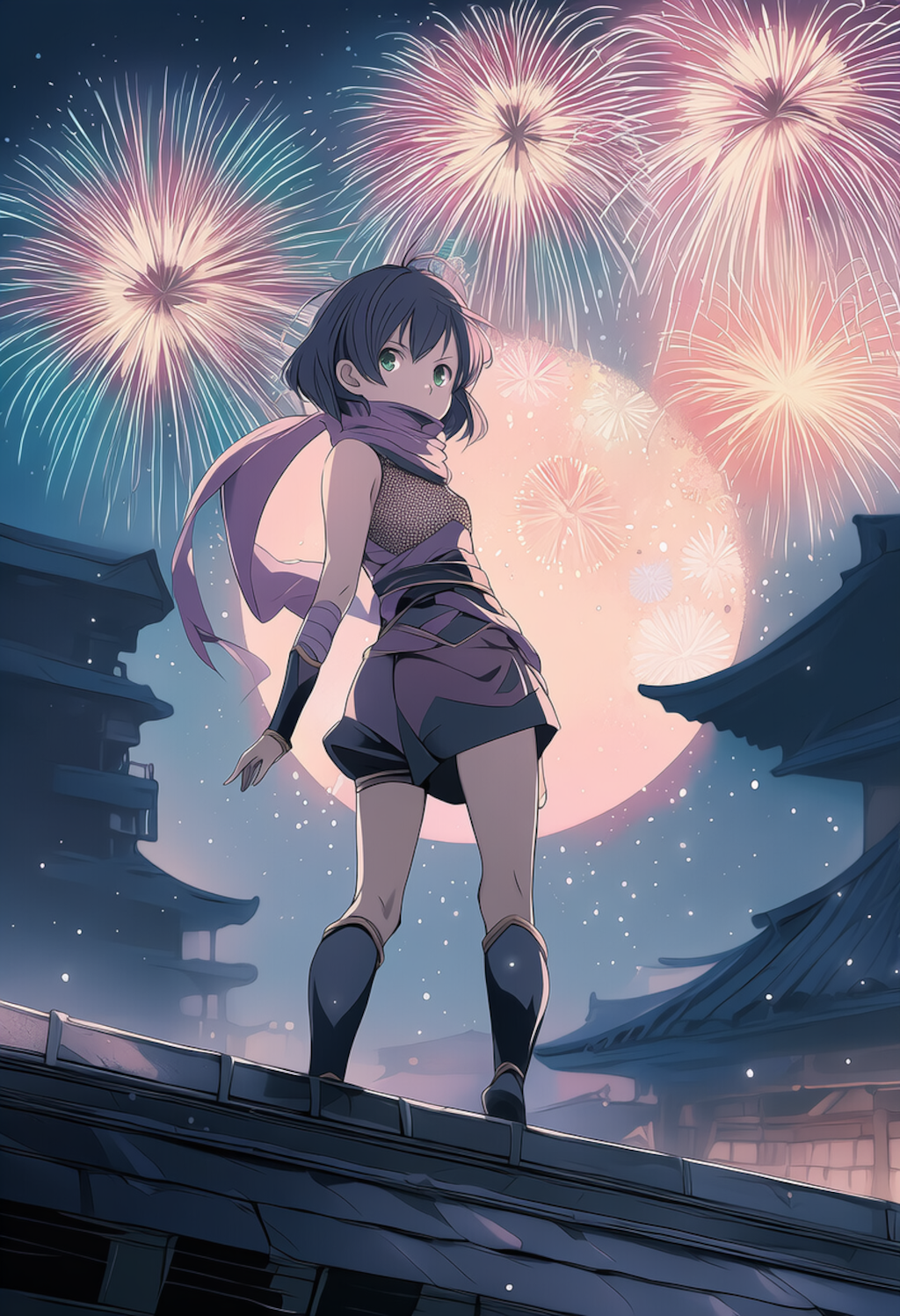 花火のさなかに侵入