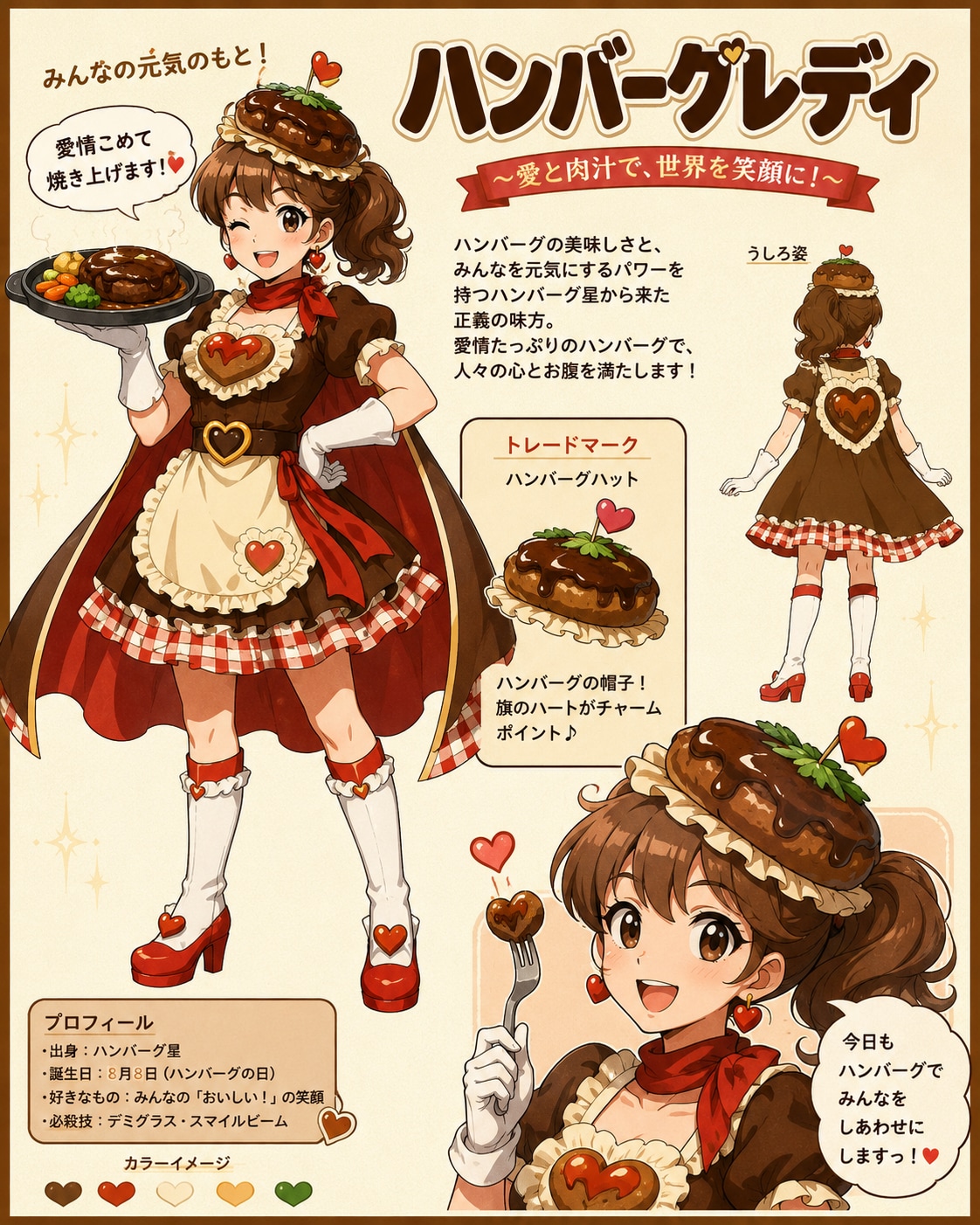 ハンバーグレディ(笑)