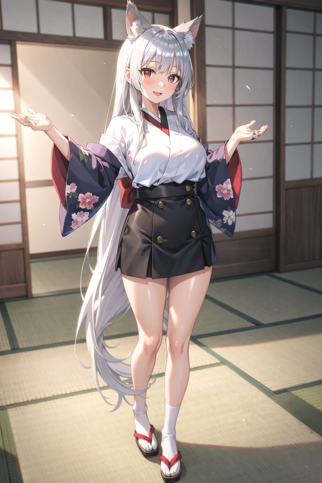 陰を意識してみました