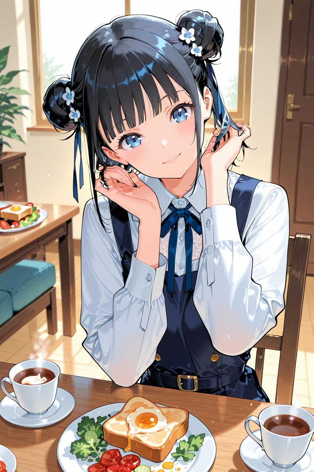 おだんごちゃん🍡✨と朝ごはん🍚✨　4/10