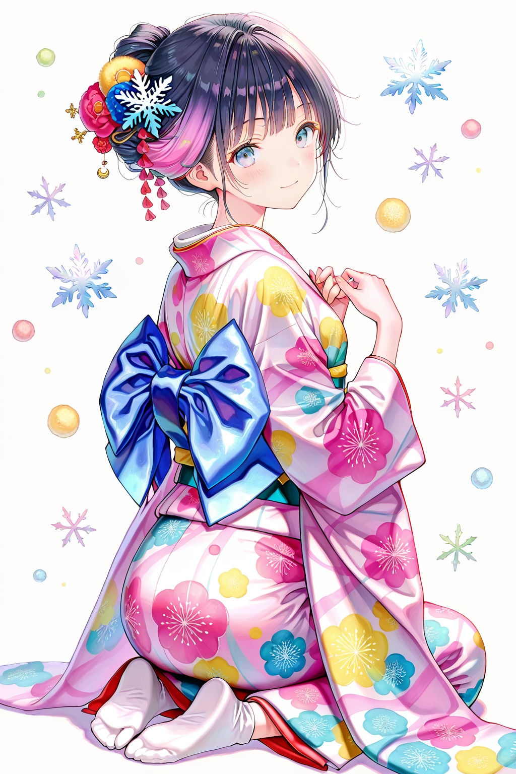 晴れ着(QILIN)(13) | の人気AIイラスト・グラビア