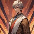 褐色白髪の青年と砂漠！！（12枚） 3枚目