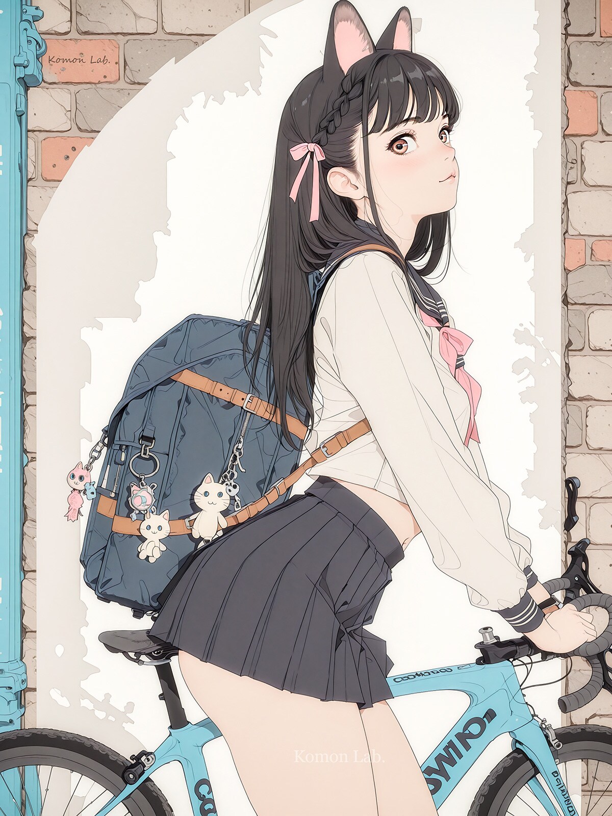 サムネ隠れてるけど猫耳です