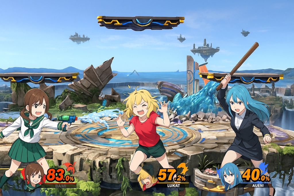 うちの子があのゲームに参戦するらしい  絵海・潮音・湖夏編