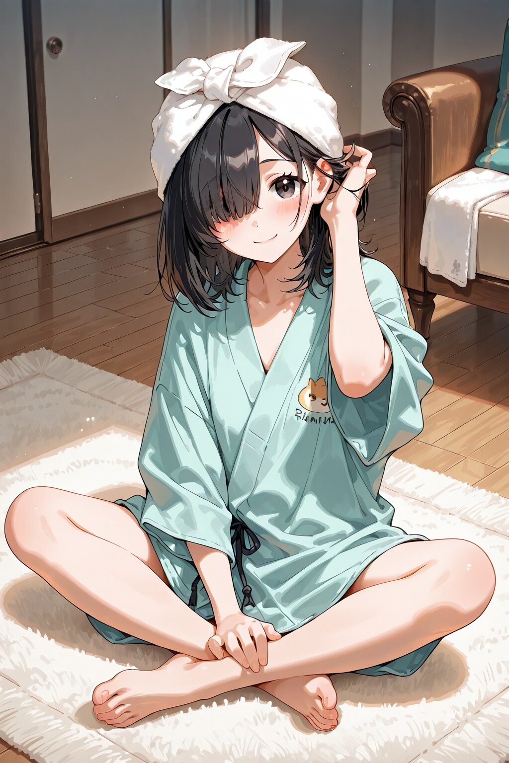 めかくれ女子＃２８１ | の人気AIイラスト・グラビア