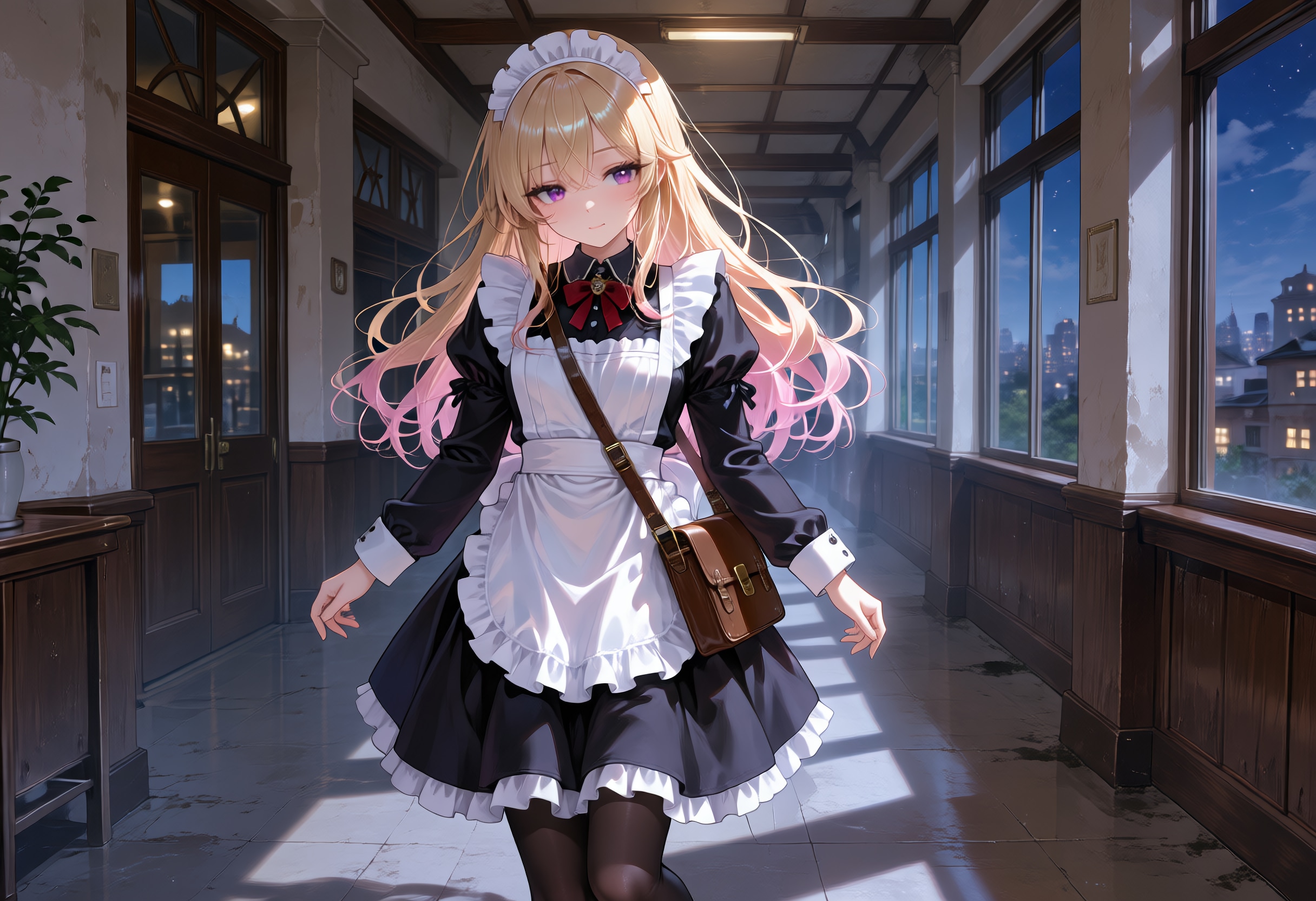 廃墟探索メイド | の人気AIイラスト・グラビア