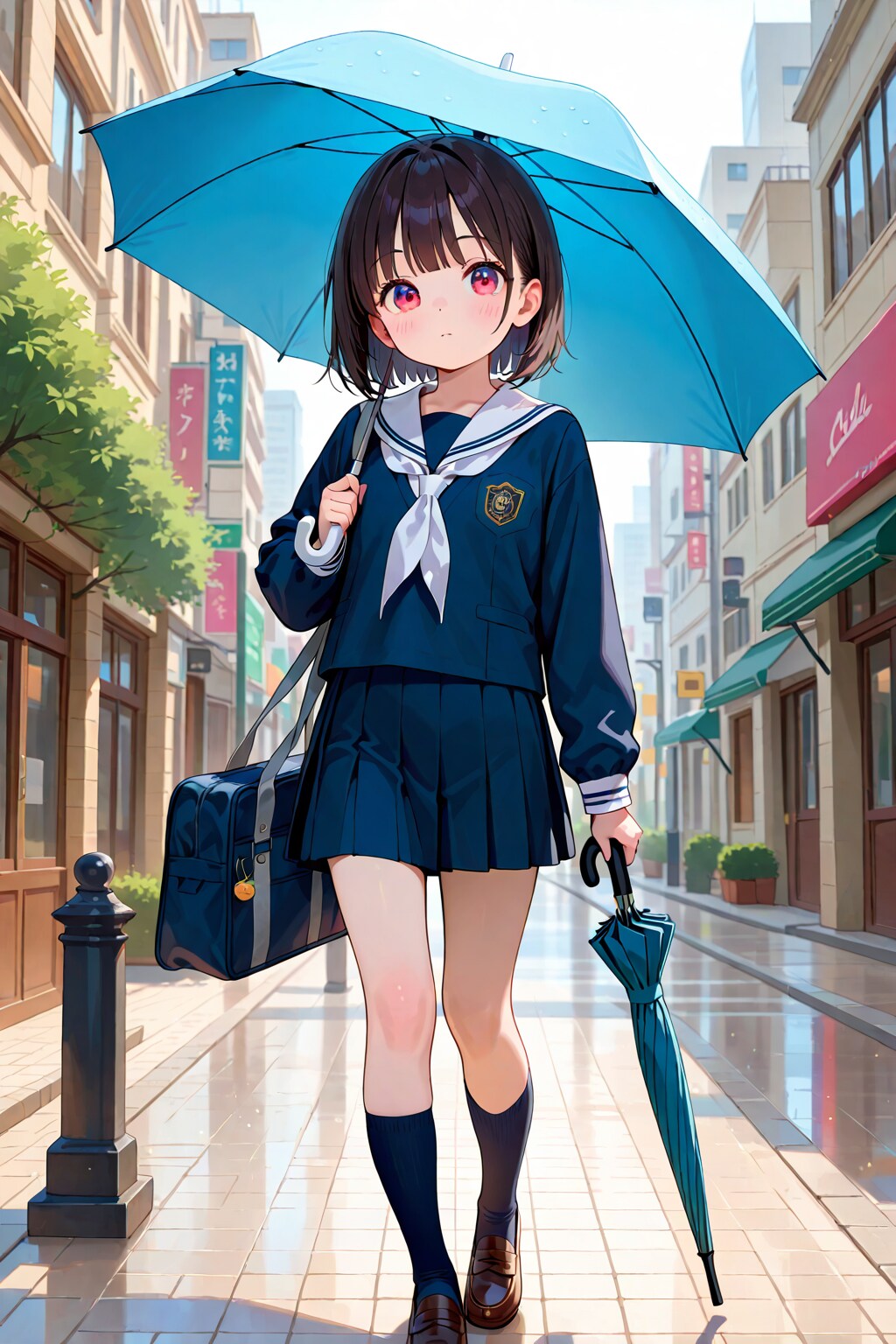 自分の傘くらい自分で持ってよ～
