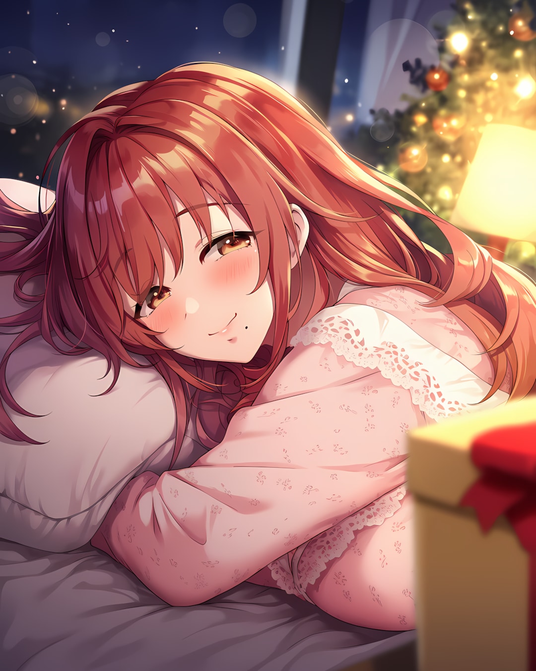 ノノカのクリスマスおやすみ | の人気AIイラスト・グラビア