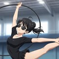 黒ぽに新体操（フープ） 2枚目