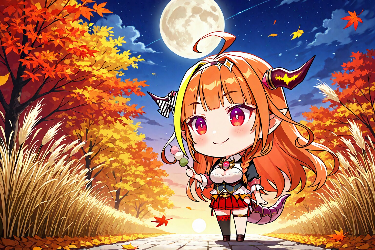 月夜のドラゴン | の人気AIイラスト・グラビア
