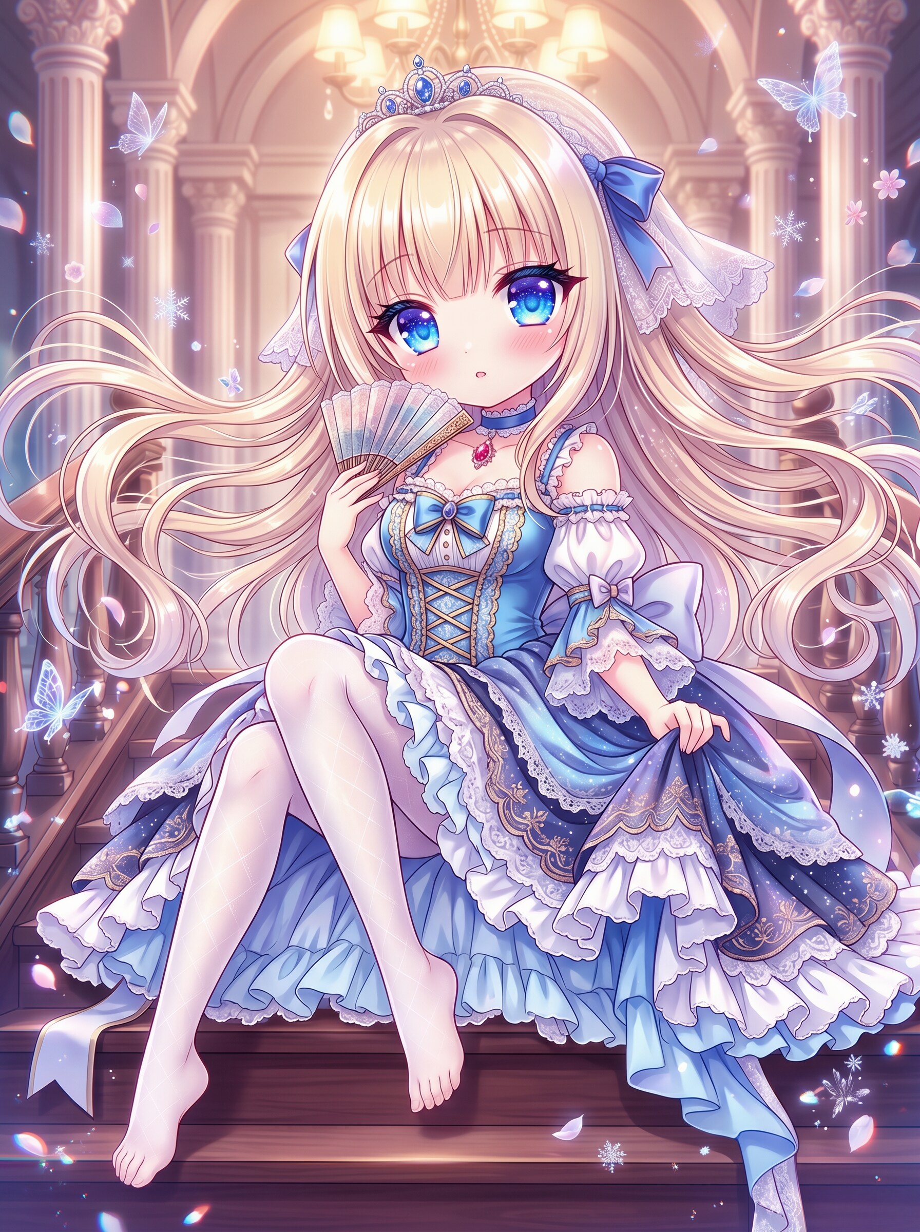 蒼き階段の光姫 | の人気AIイラスト・グラビア