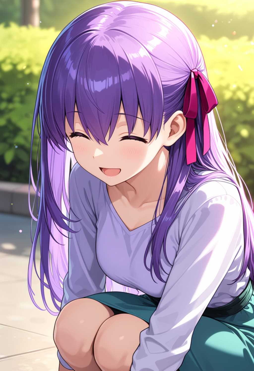 日だまりの笑顔