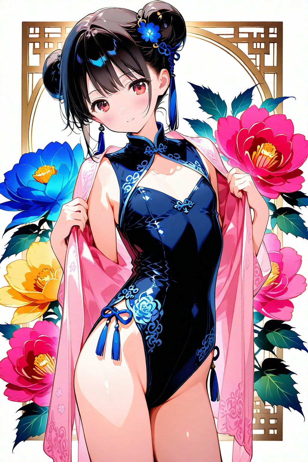 レオタードチャイナドレスちゃん