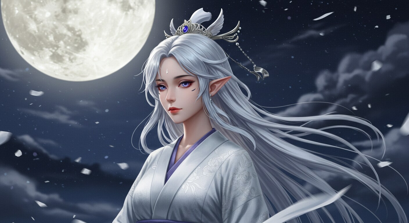 月読命 | の人気AIイラスト・グラビア