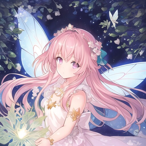 植物魔法系女子