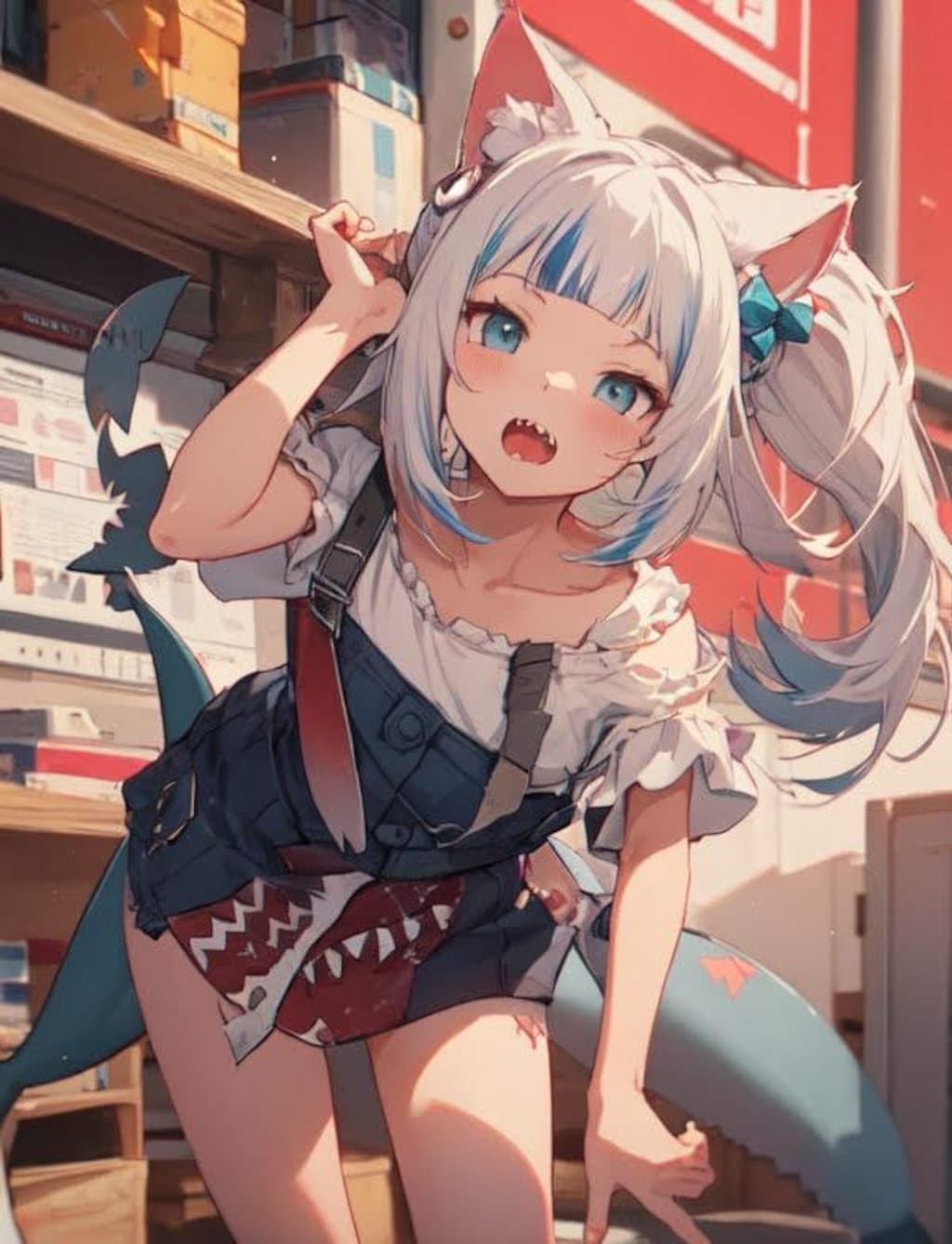 猫耳サメちゃん
