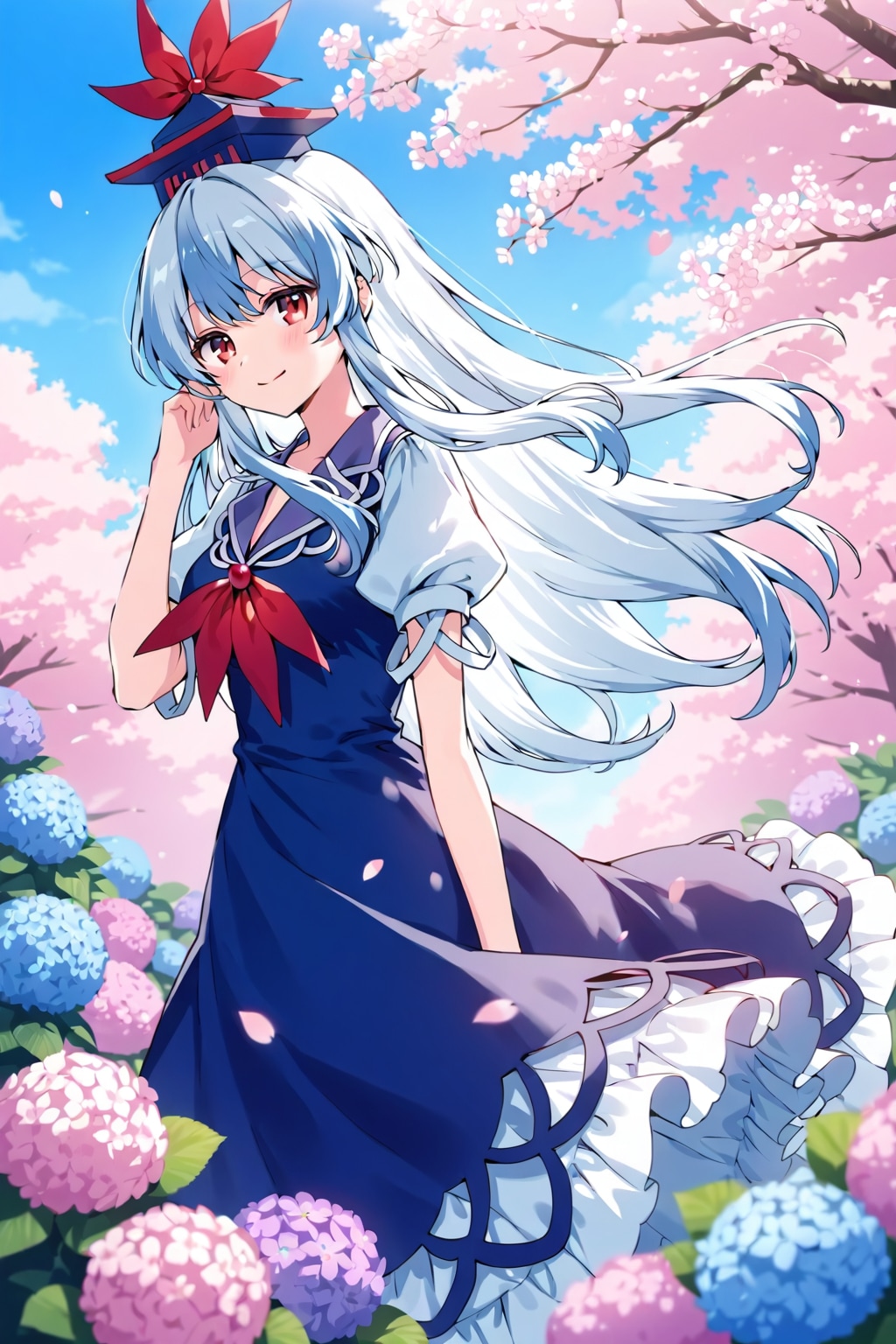 桜慧音！紫陽花慧音！