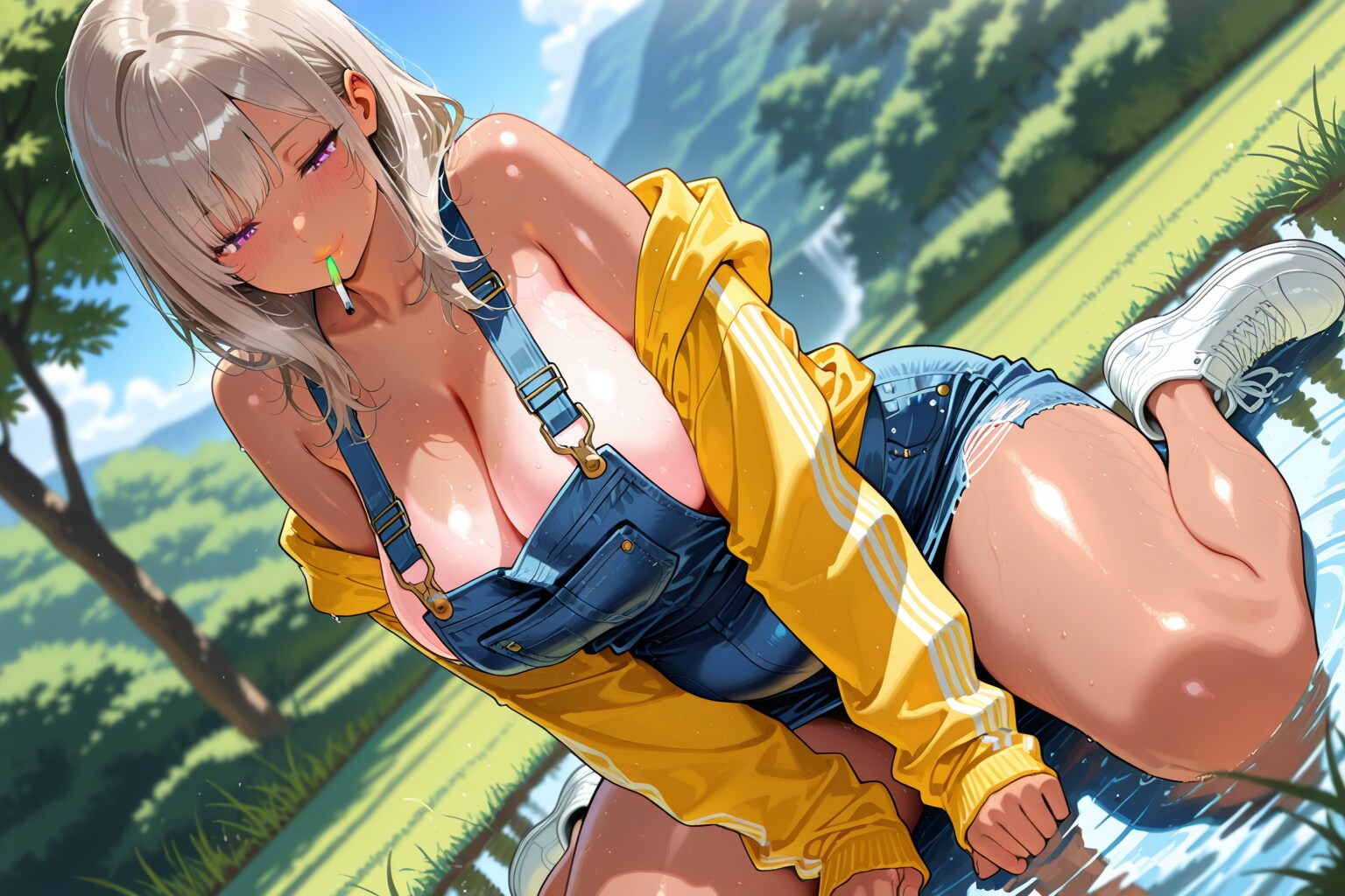 暑かったら水を浴びずに脱げばよい