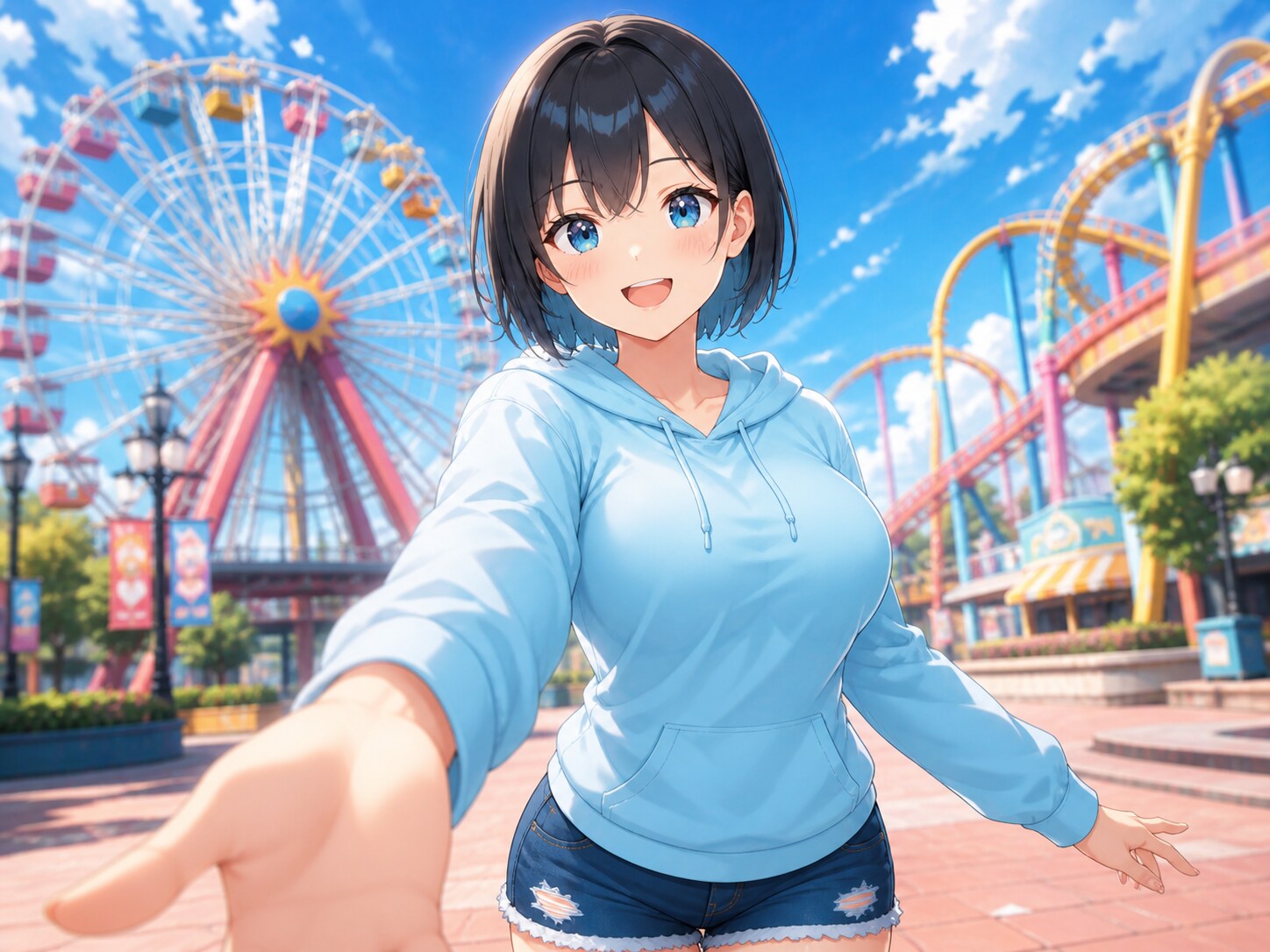 遊園地デート陽向ちゃん