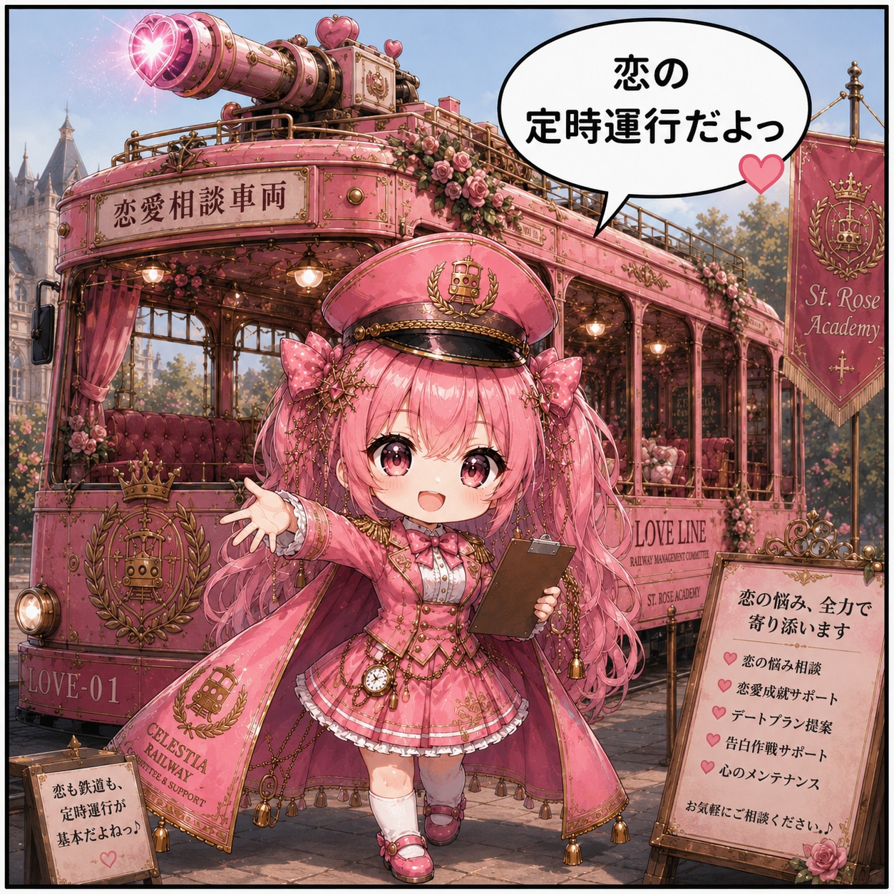 聖薔薇学園編〜鉄道管理委員会まどか恋愛補佐官〜