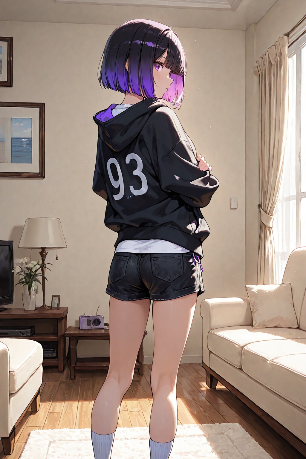 紫色が似合う女の子79