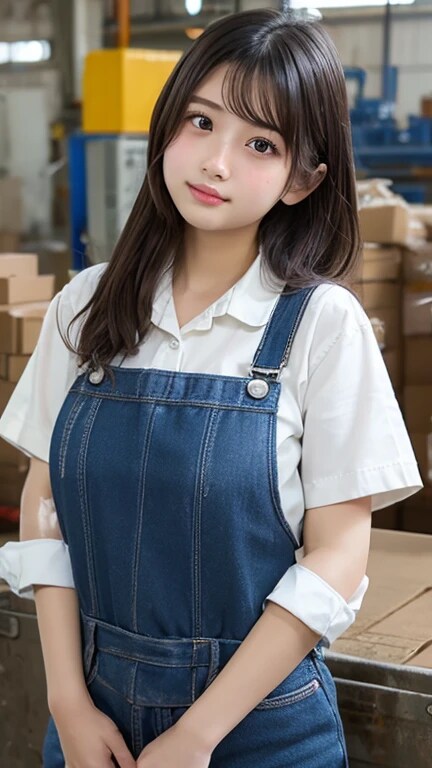 工場で働く子達。