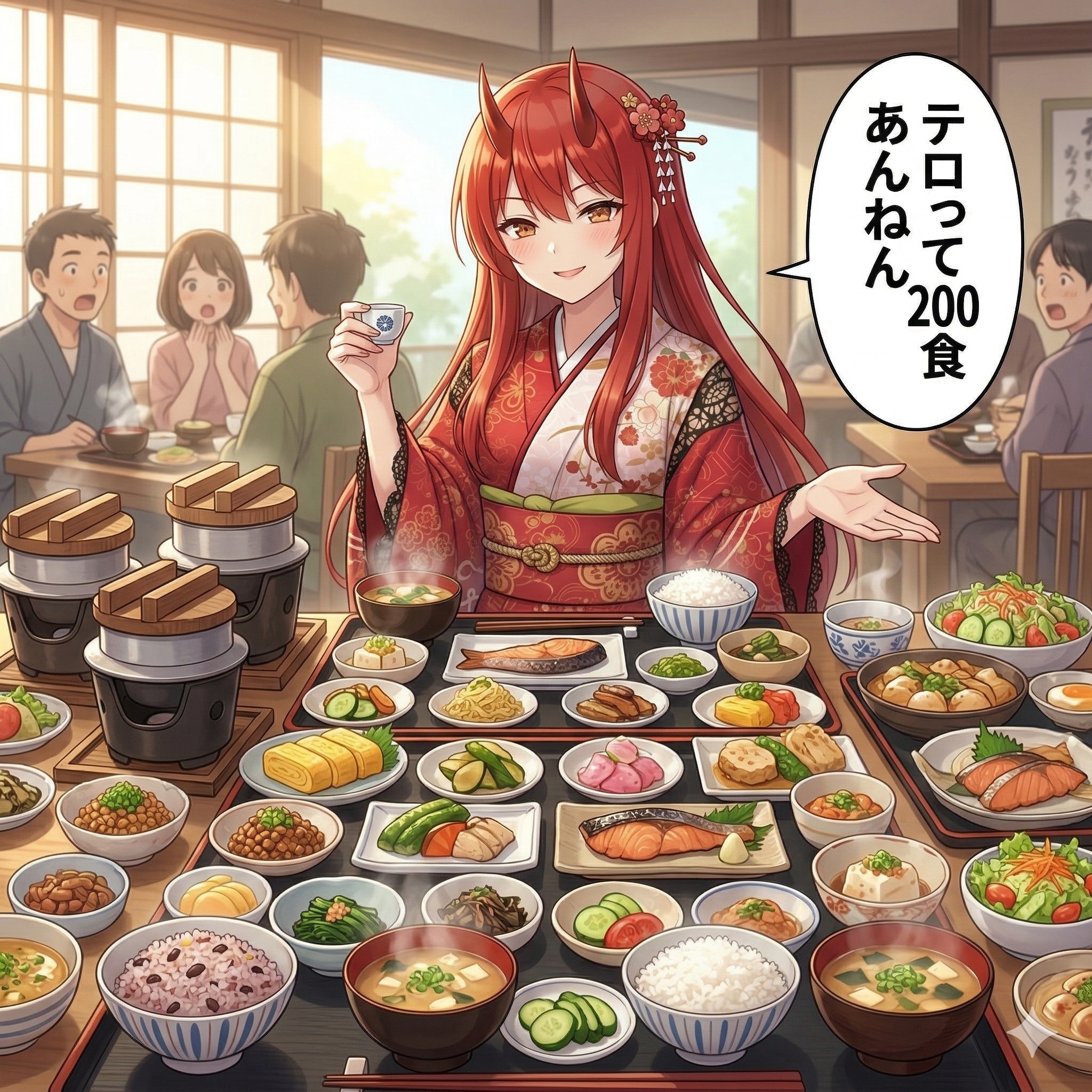 朝から飯テロ | の人気AIイラスト・グラビア