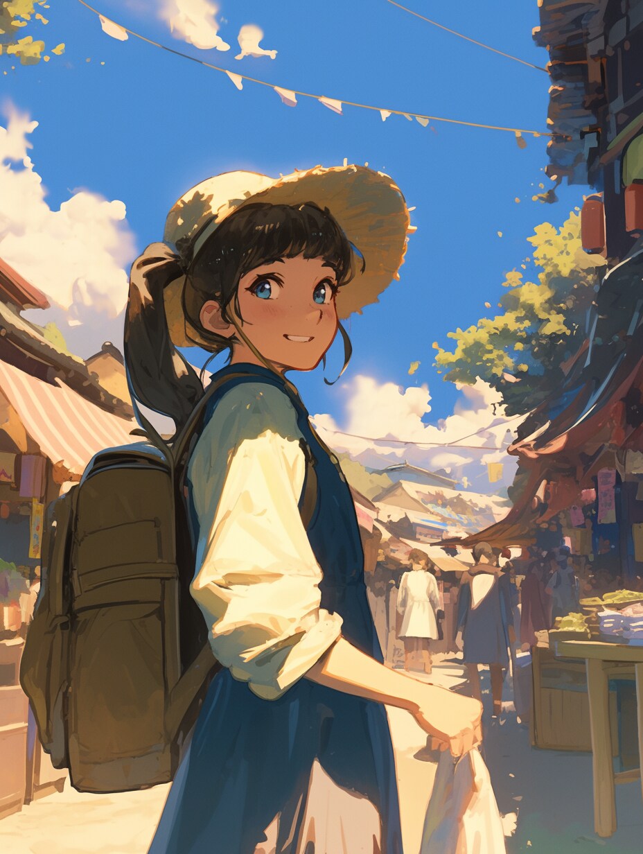 旅する少女108 | の人気AIイラスト・グラビア