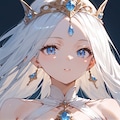 銀髪碧眼の王女 3枚目