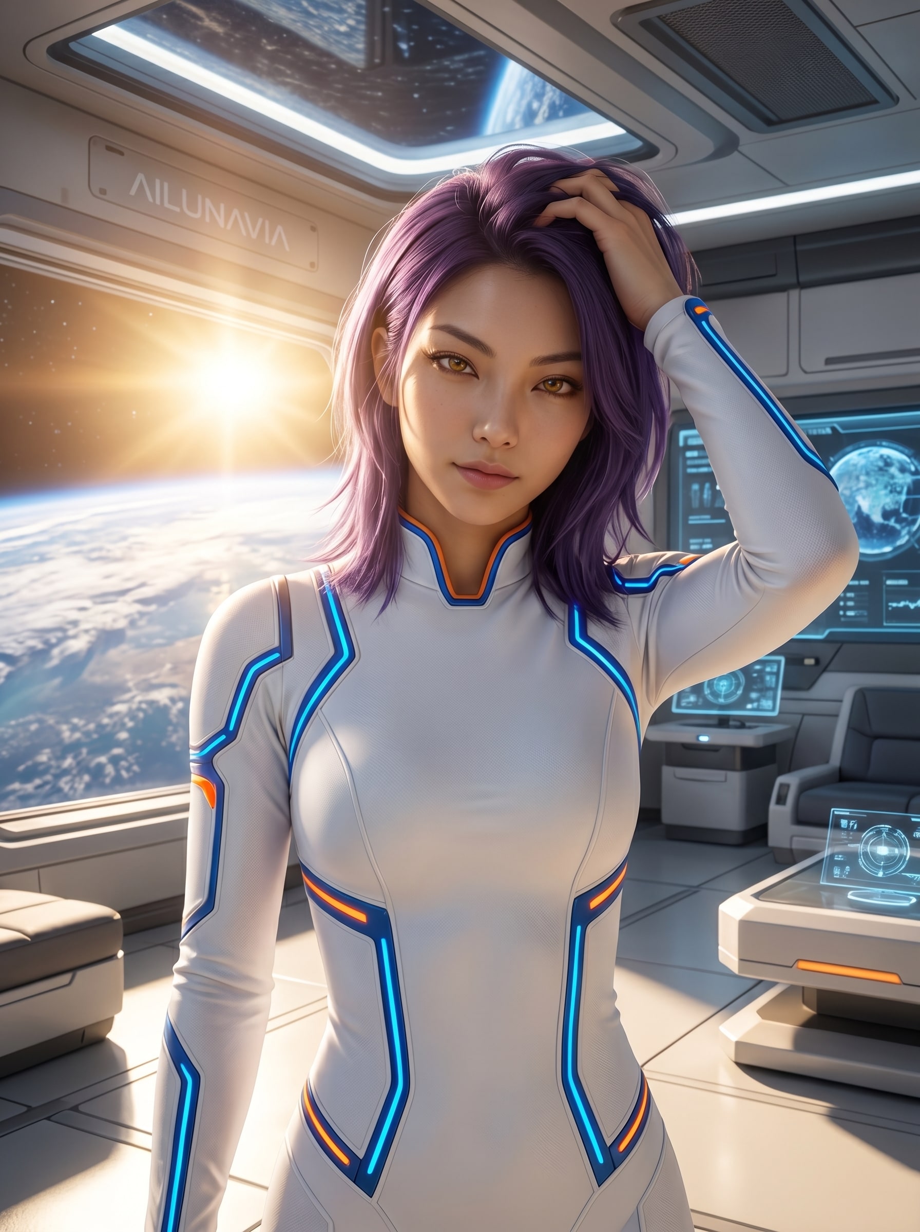 AILU 宇宙船の朝