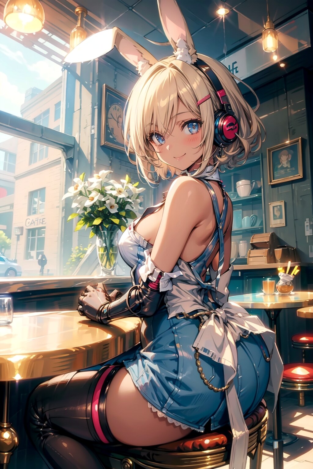 金髪碧眼バニーメカ娘99