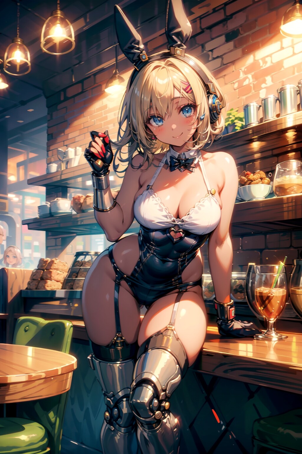 金髪碧眼バニーメカ娘99
