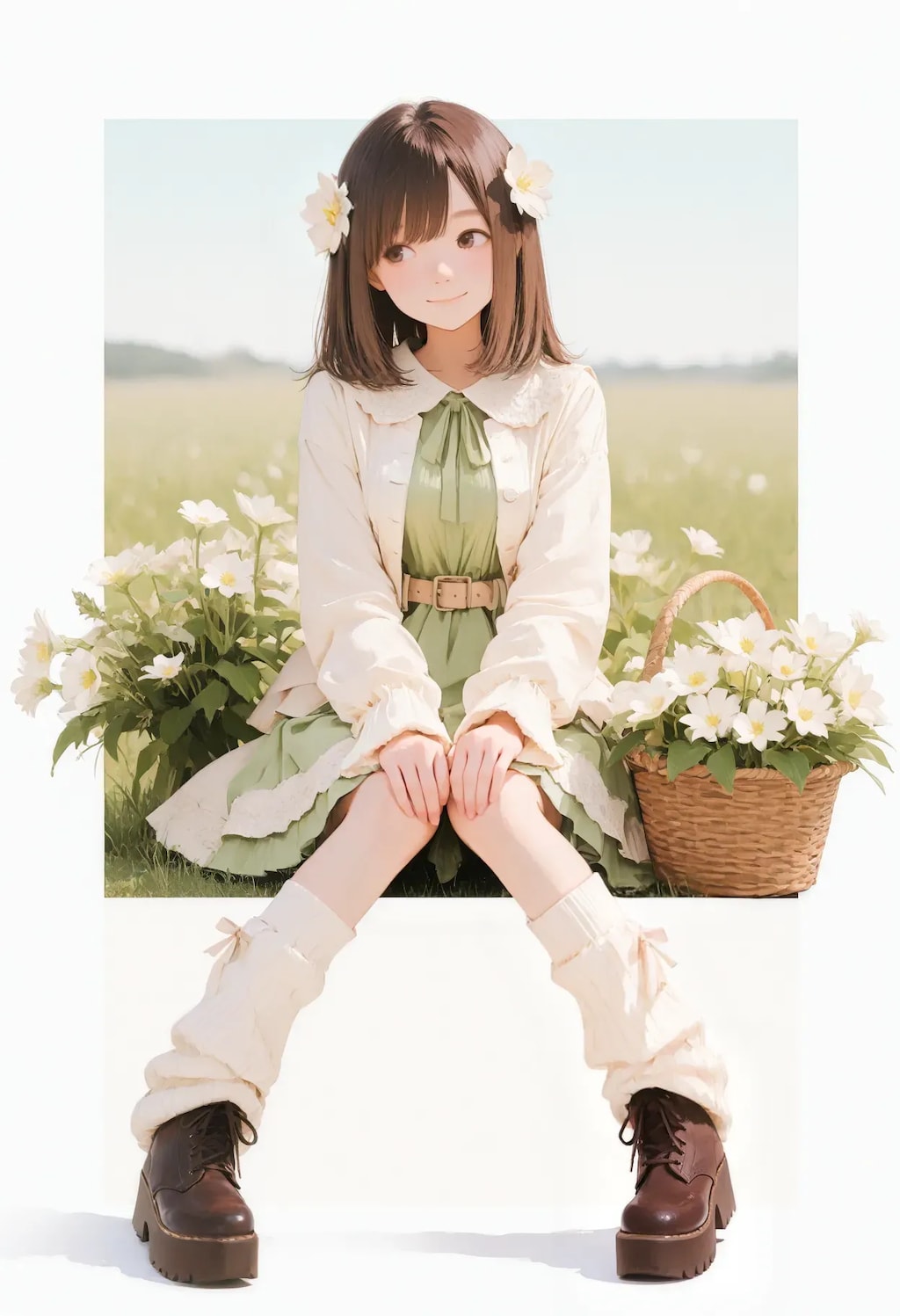 少女の好きな白い花