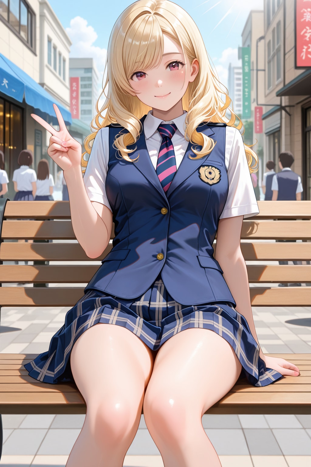 心愛ちゃん 制服コスプレ