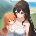 ユリママとららちゃんの湖ピクニック 4枚目