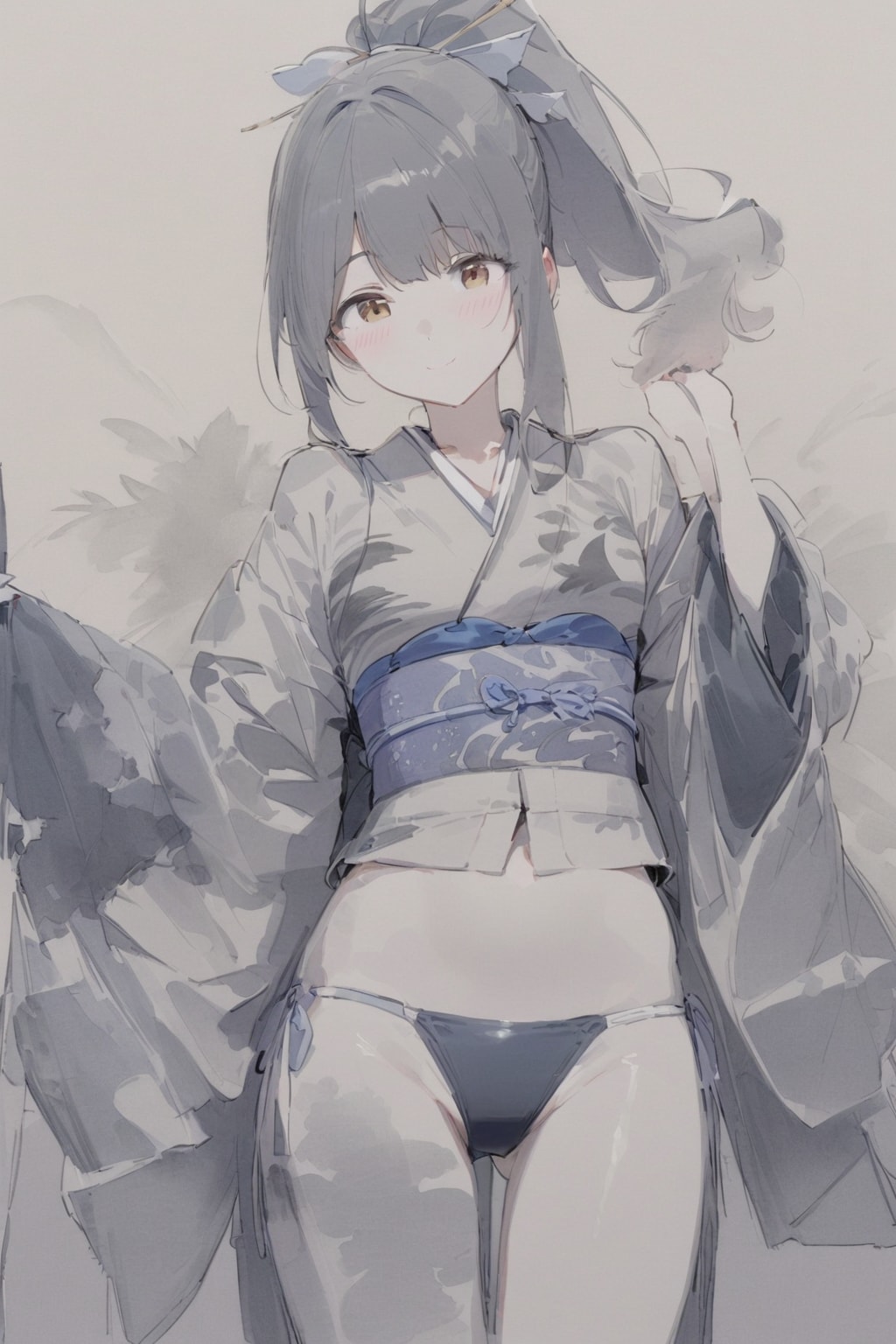 着物水着 | の人気AIイラスト・グラビア