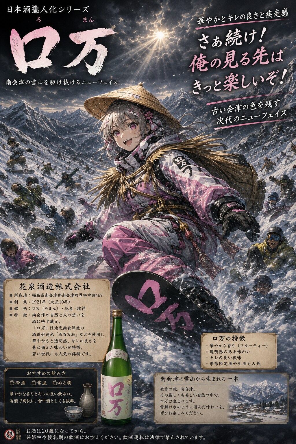 日本酒擬人化シリーズ第15弾 | の人気AIイラスト・グラビア
