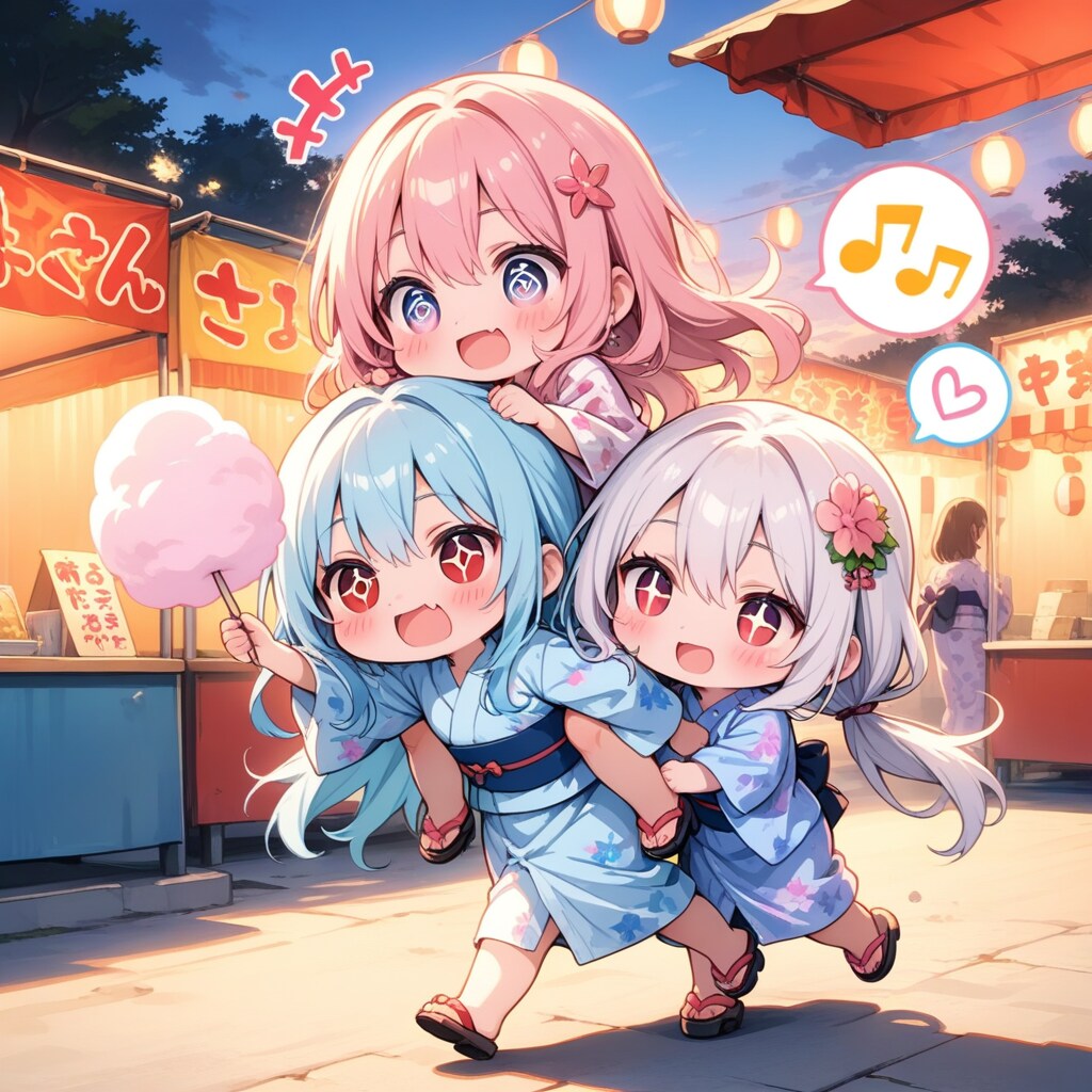 仲良しちゃんの夏祭り