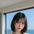 大きなおっぱいを両手でアピールする女の子のヘアヌード 6枚目