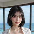 大きなおっぱいを両手でアピールする女の子のヘアヌード 4枚目